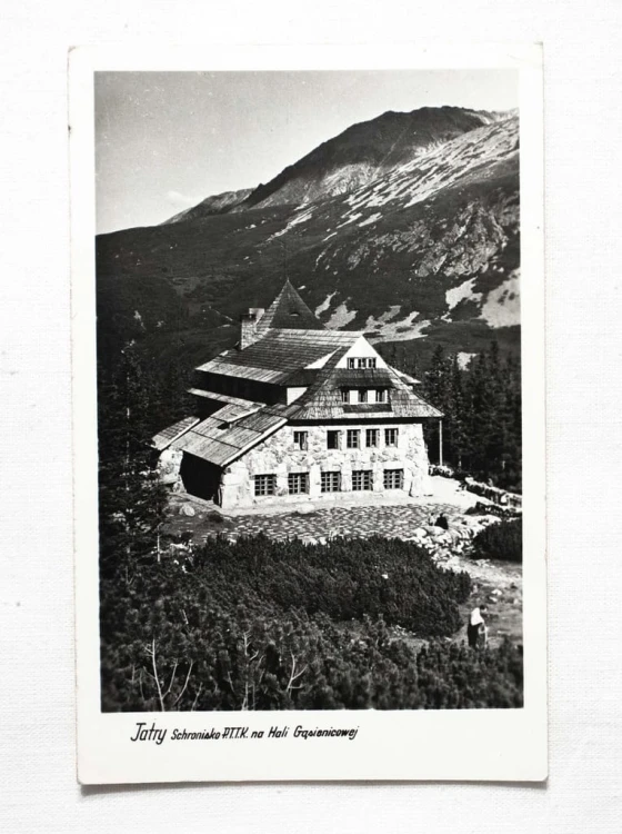 TATRY - SCHRONISKO PTTK NA HALI GĄSIENICOWEJ 1956