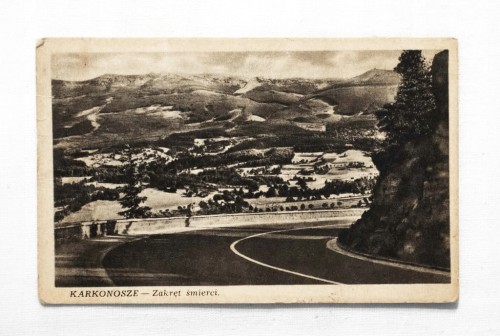 KARKONOSZE - ZAKRĘT ŚMIERCI, PANORAMA 1950