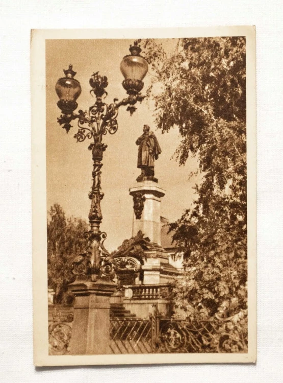 WARSZAWA - POMNIK MICKIEWICZA 1956