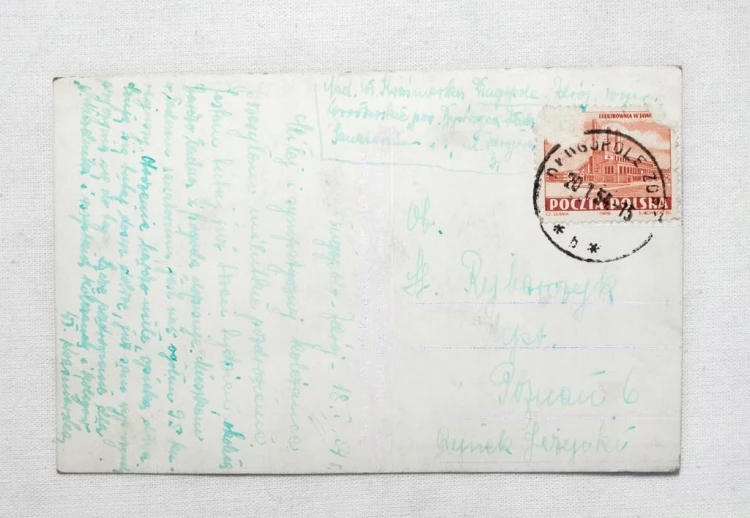DŁUGOPOLE ZDRÓJ - PANORAMA, WIDOK OGÓLNY 1954