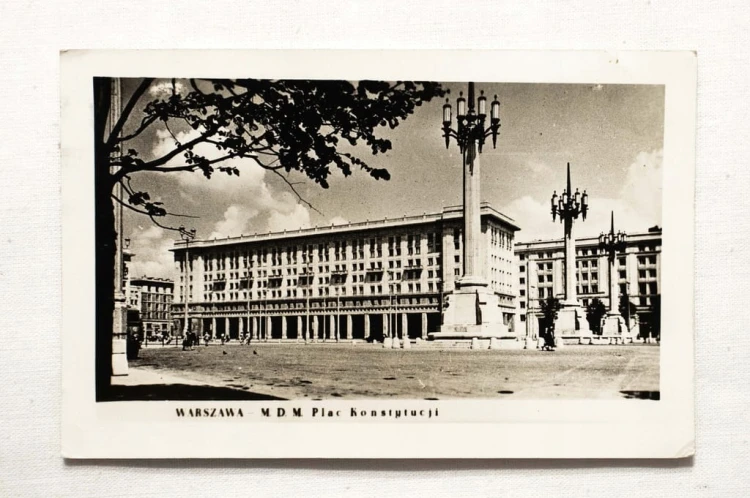 WARSZAWA - MDM PLAC KONSTYTUCJI 1957