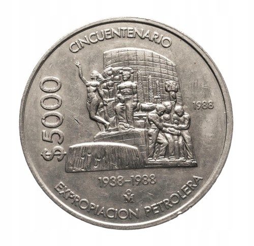 Meksyk - 5000 peso - 1988r. st.2-