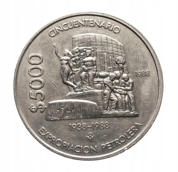 Meksyk - 5000 peso - 1988r. st.2-