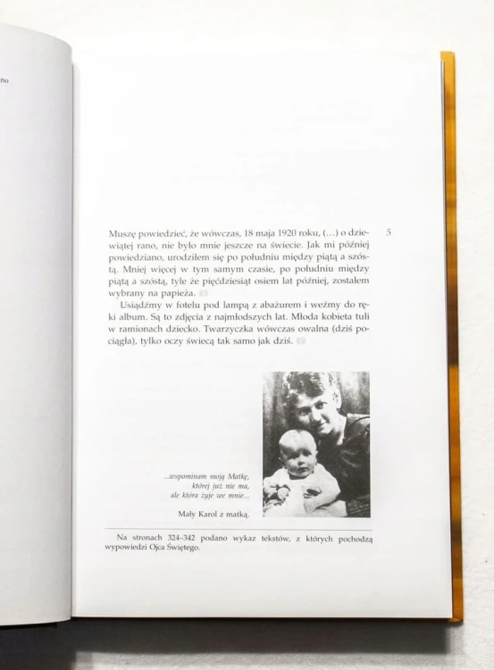 STARA KSIĄŻKA JAN PAWEŁ II - AUTOBIOGRAFIA 2005