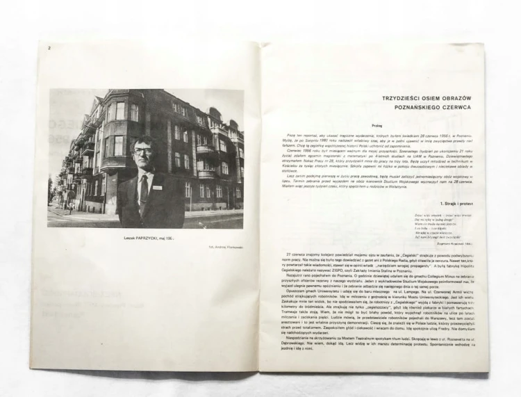 STARA KSIĄŻKA - ULICA KOCHANOWSKIEGO 28/29 CZERWCA 1956, POZNAŃ (1981)