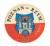 ODZNAKA PRZYPINKA POZNAŃ - RZYM, PARAFIA ŚW. JANA VIANNEYA 1985
