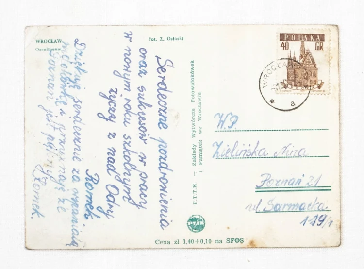 WROCŁAW - OSSOLINEUM l. 60