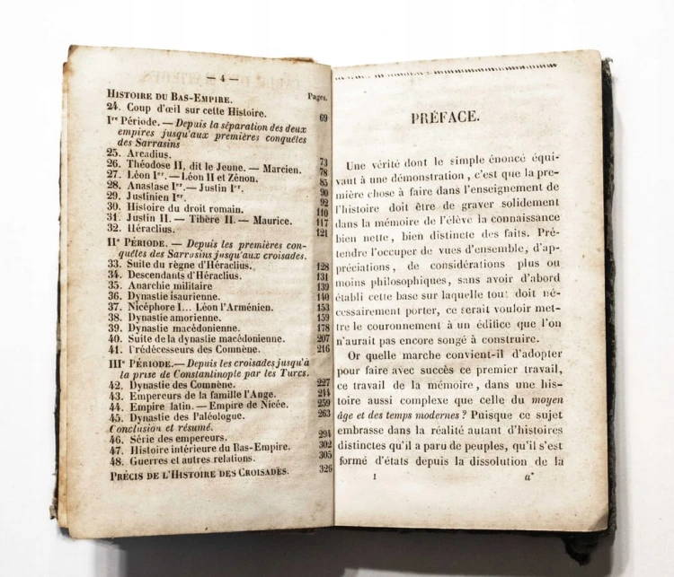 STARA KSIĄŻKA FRANCUSKA - HISTOIRE DU MOYEN AGE, PARYŻ 1840