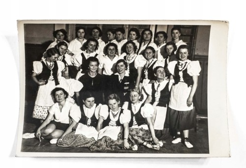STARA FOTOGRAFIA - POKAZ LEKCJI MAZUR, POZNAŃ 1937