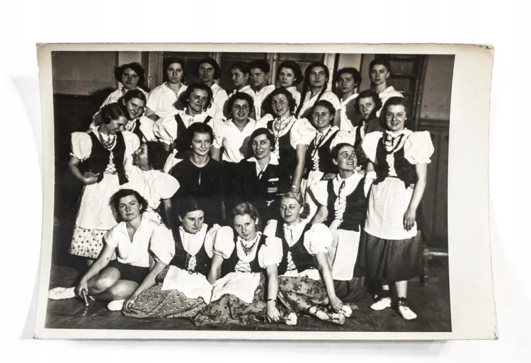 STARA FOTOGRAFIA - POKAZ LEKCJI MAZUR, POZNAŃ 1937