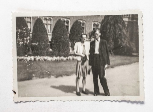 STARA FOTOGRAFIA - PARA NA MIEŚCIE, KRAKÓW l. 30/40