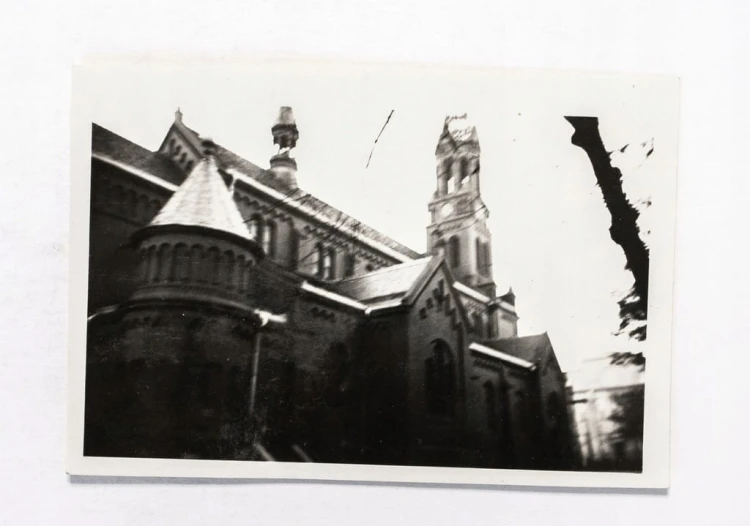 STARA FOTOGRAFIA - POZNAŃ, KOŚCIÓŁ PARAFIALNY, ŁAZARZ l. 30/40