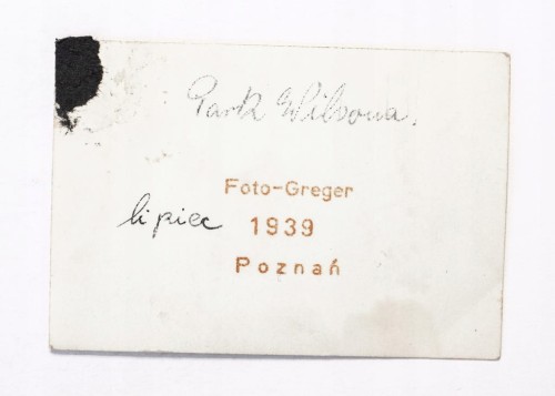 STARA FOTOGRAFIA - POZNAŃ, PARK WILSONA 1939