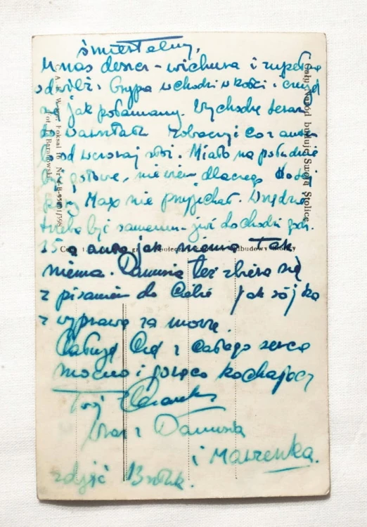 STARA POCZTÓWKA - ŁÓDKA NA MORZU l. 50