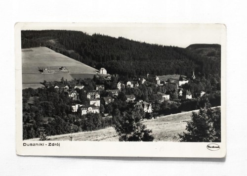 DUSZNIKI ZDRÓJ - WIDOK OGÓLNY, PANORAMA 1950