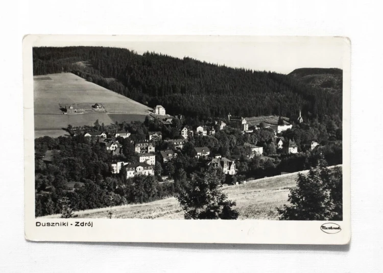 DUSZNIKI ZDRÓJ - WIDOK OGÓLNY, PANORAMA 1950