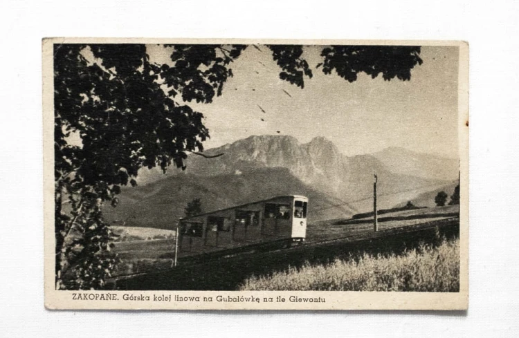 ZAKOPANE - GÓRSKA KOLEJ LINOWA NA GUBAŁÓWKĘ 1949