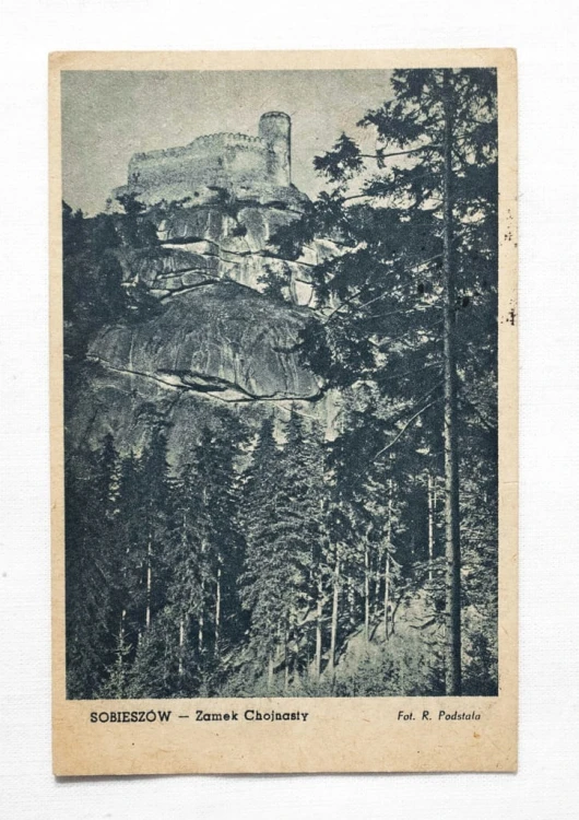 SOBIESZÓW - ZAMEK CHOJNASTY 1954
