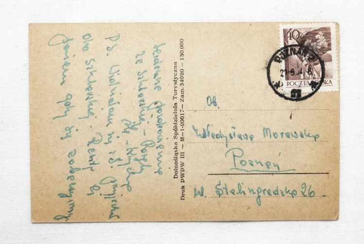 SOBIESZÓW - ZAMEK CHOJNASTY 1954