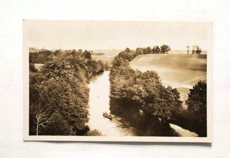 BYDGOSZCZ - RZEKA BRDA NA PÓŁNOC OD MIASTA 1952