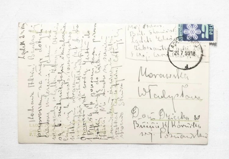 LĄDEK ZDRÓJ - FRAGMENT PARKU ZDROJOWEGO 1956
