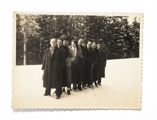 STARA FOTOGRAFIA - ZIMĄ W GÓRACH, ZAKOPANE - DOLINA BIAŁEGO 1935