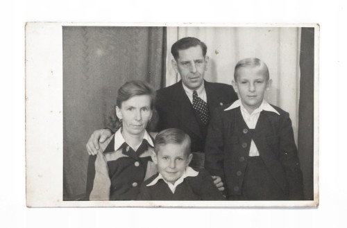STARA FOTOGRAFIA - ZDJĘCIE RODZINNE, II RP