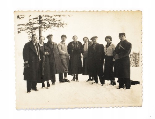 STARA FOTOGRAFIA - ZIMĄ W GÓRACH, ZAKOPANE - DOLINA BIAŁEGO 1935