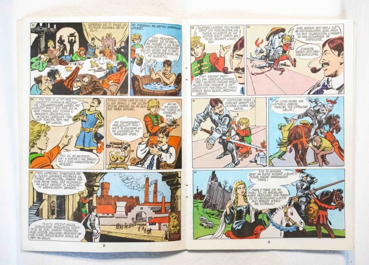 KOMIKS JANKES NA DWORZE KRÓLA ARTURA 1989