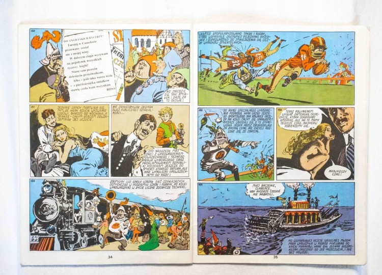 KOMIKS JANKES NA DWORZE KRÓLA ARTURA 1989