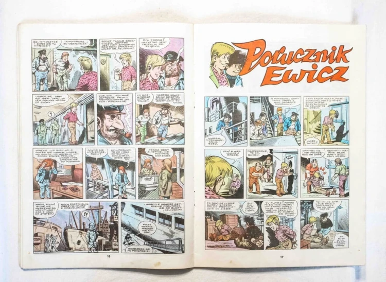 KOMIKS TAJEMNICZY REJS 1988