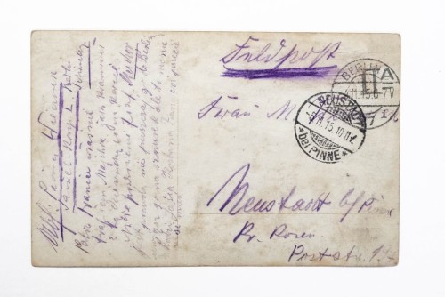 POCZTÓWKA MAŁŻEŃSTWO - LWÓWEK 1915