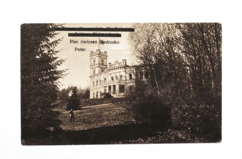 BIEDRUSKO - PAŁAC, PLAC ĆWICZEŃ, II RP