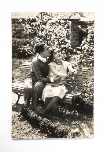 POCZTÓWKA IMIENINOWA - ŁÓDŹ / POZNAŃ (OSTRÓWEK) 1930