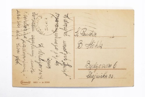 POCZTÓWKA WIELKANOCNA - POZNAŃ / BYDGOSZCZ 1948