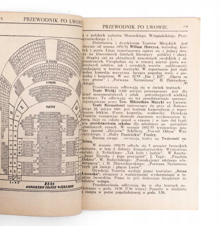 STARA KSIĄŻKA ILUSTROWANY PRZEWODNIK PO LWOWIE, LWÓW 1934