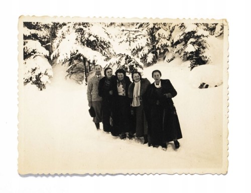 STARA FOTOGRAFIA - ZIMĄ W GÓRACH, ZAKOPANE - DOLINA BIAŁEGO 1935