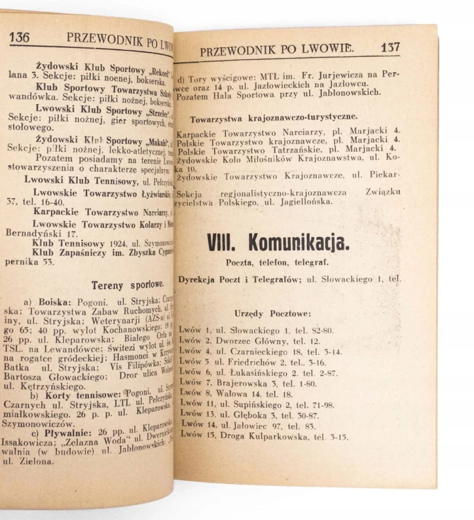 STARA KSIĄŻKA ILUSTROWANY PRZEWODNIK PO LWOWIE, LWÓW 1934
