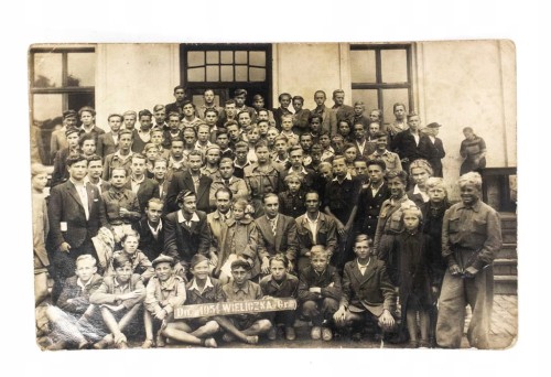 STARA FOTOGRAFIA - WYCIECZKA, OBÓZ, WIELICZKA 1951