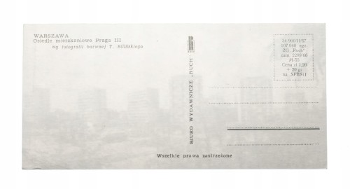 WARSZAWA - OSIEDLE MIESZKANIOWE PRAGA III l. 60