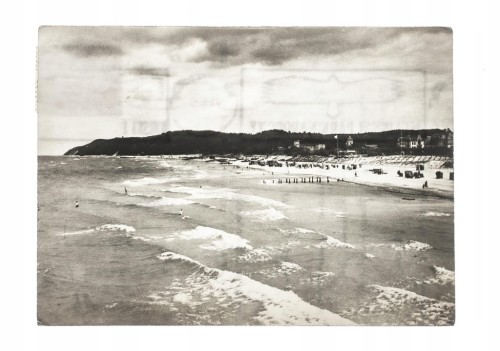 MIĘDZYZDROJE - WIDOK OGÓLNY, MORZE, PLAŻA 1961