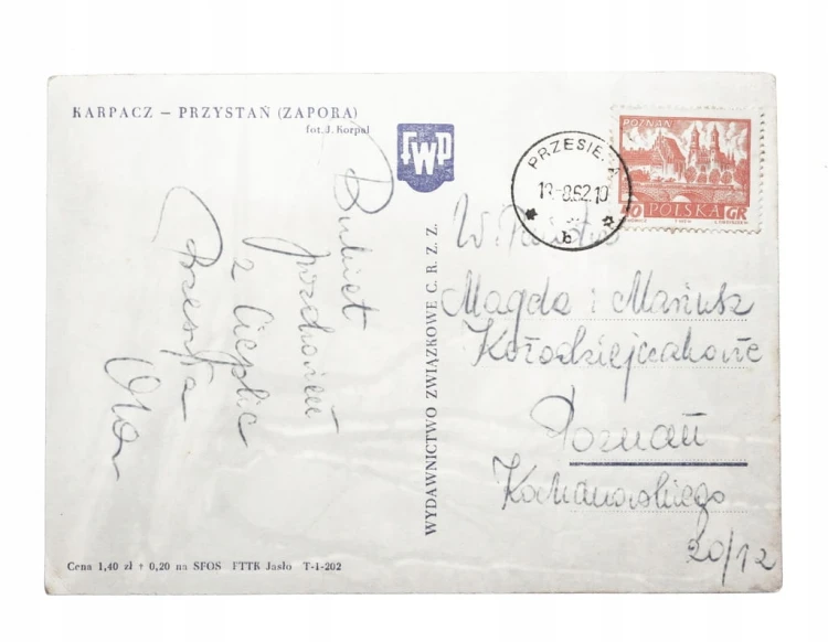 KARPACZ - PRZYSTAŃ, ZAPORA 1962