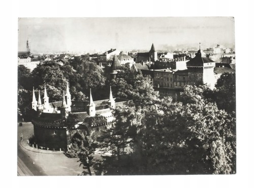 KRAKÓW - BARBAKAN I MURY OBRONNE 1966