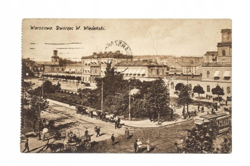 WARSZAWA - DWORZEC W. WIEDEŃSKI 1925