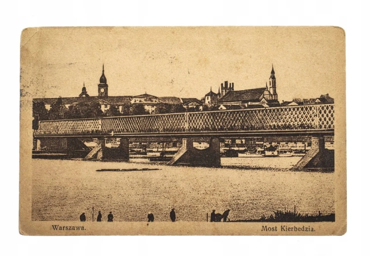 WARSZAWA - MOST KIERBEDZIA 1925