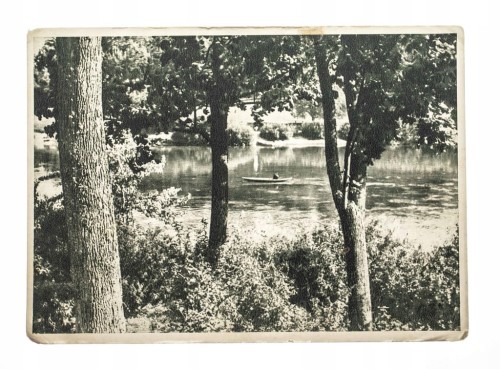 STARA POCZTÓWKA WILNO - PARK ZAKRET (VINGIS) 1956