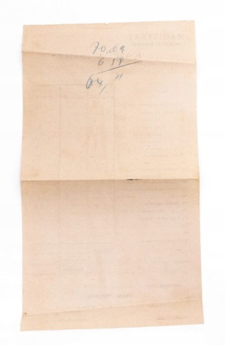 STARY DOKUMENT MAGISTRAT MIASTA BOREK 1933