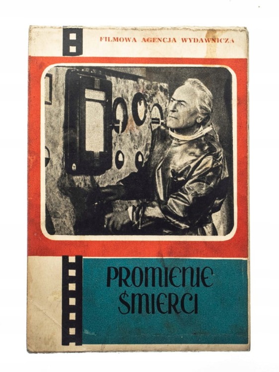 ZESTAW STARYCH POCZTÓWEK PROMIENIE ŚMIERCI 1954