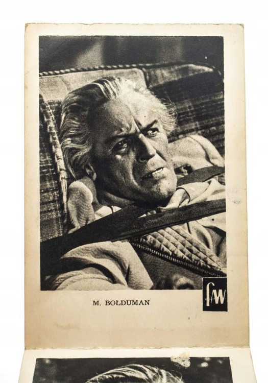 ZESTAW STARYCH POCZTÓWEK PROMIENIE ŚMIERCI 1954