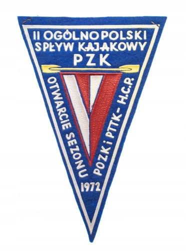 NASZYWKA II SPŁYW KAJAKOWY PZK POZNAŃ 1972